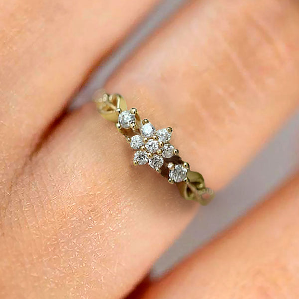 The Joyful Sunflower Ring