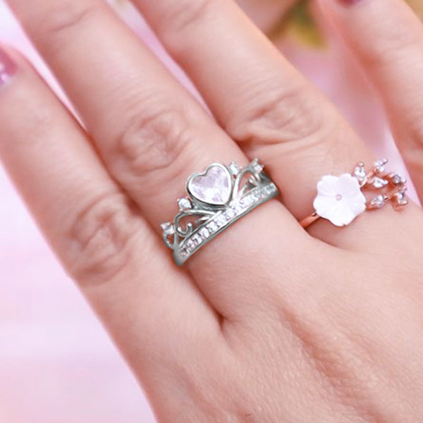 The Tiara Heart Ring