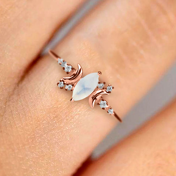 The Heavenly Moonstone Ring