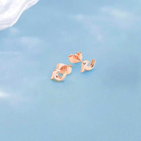 The Dainty Wave Earrings