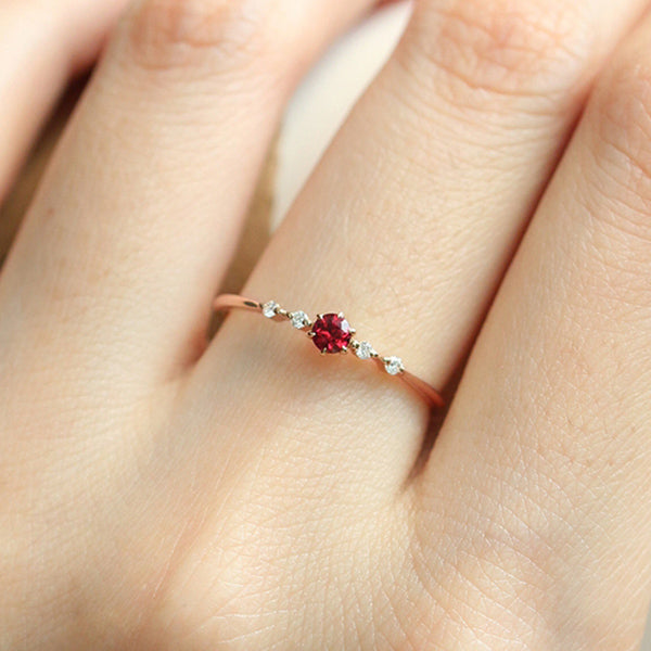 The Rosy Cupid Ring